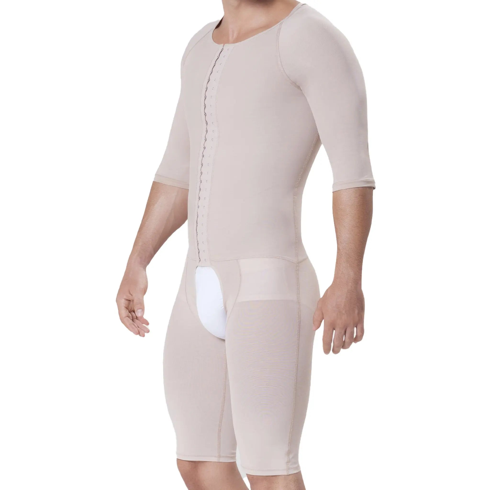  SOLCYSX Mens Sleeveless Full Body Shaper Underwear Slimming Compression  Bodysuit Shapewear Tummy Control Fajas Para Hombres