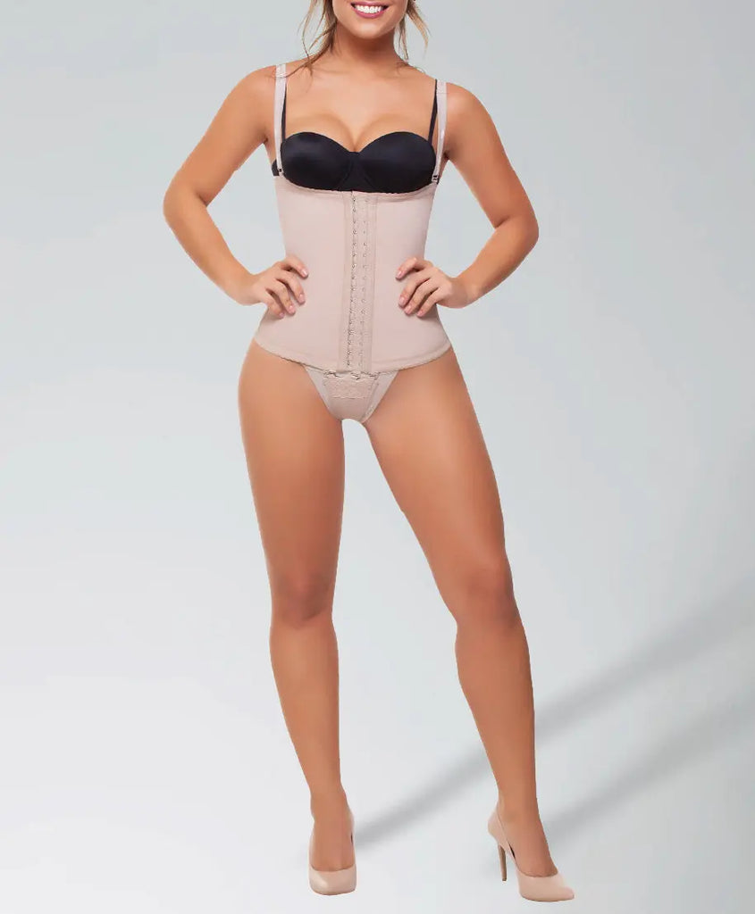 ShapEager Collections Faja Shapewear doble layed Hiphugger Straples Body  Shaper Corset Bodysuit