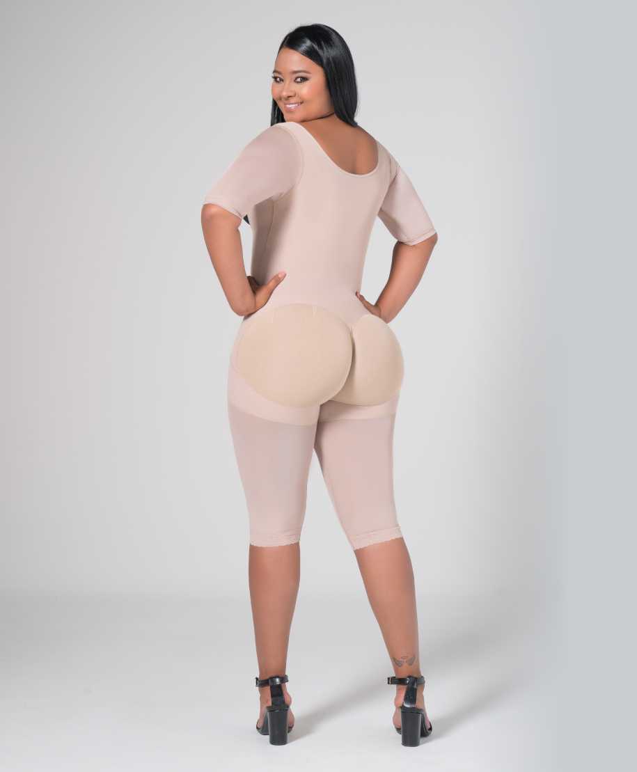 Women's Shapewear Bodysuit Full Body Shapewear Tummy Control Body Shaper  Mid Thigh Butt Lifter (Color : Green, Size : XX-Large)