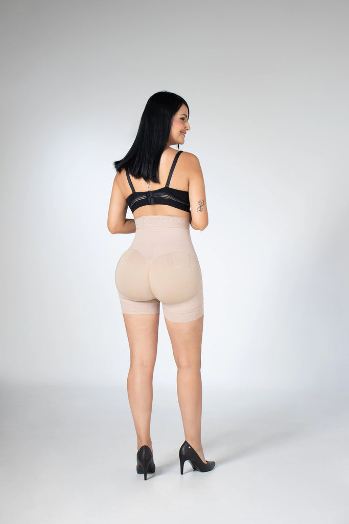 High-Waisted Hourglass Butt-Lifting Shorts Fajitex US