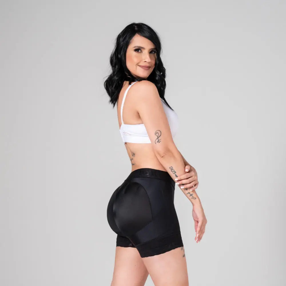 Very High Waisted Butt Lifting Shorts 0327 – Cali Curves Colombian Fajas