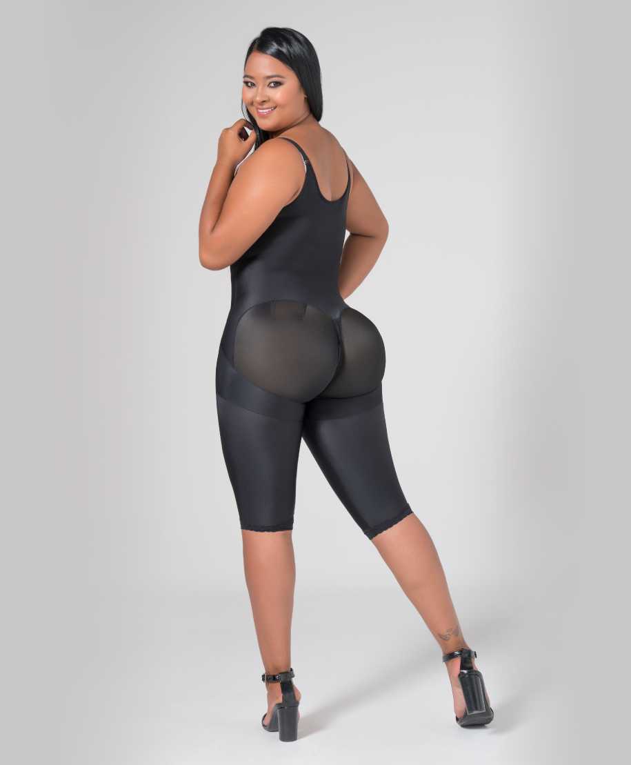 Middle compression mid-thigh slimming body shaper