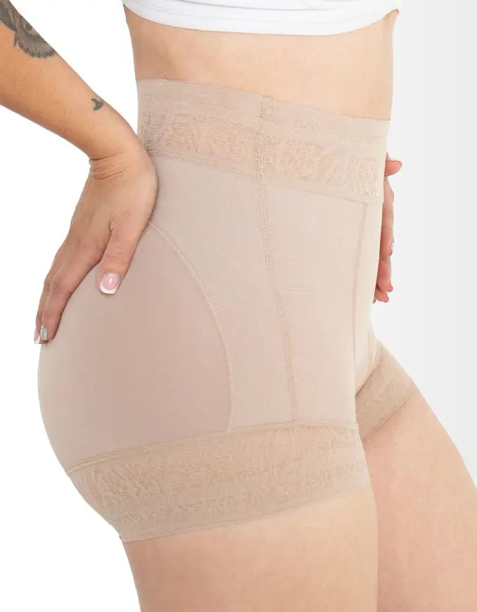 Shapewear Panty, Medium Waist, Extra Short Fajitexinternacional