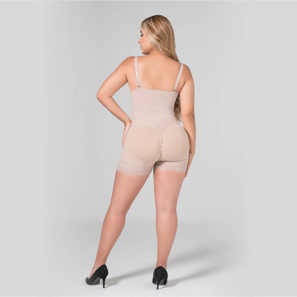 Premium Colombian Shapewear Strapless Low Back Slimming Bodysuit Faja.  Smoothing Firm Control Body Shaper