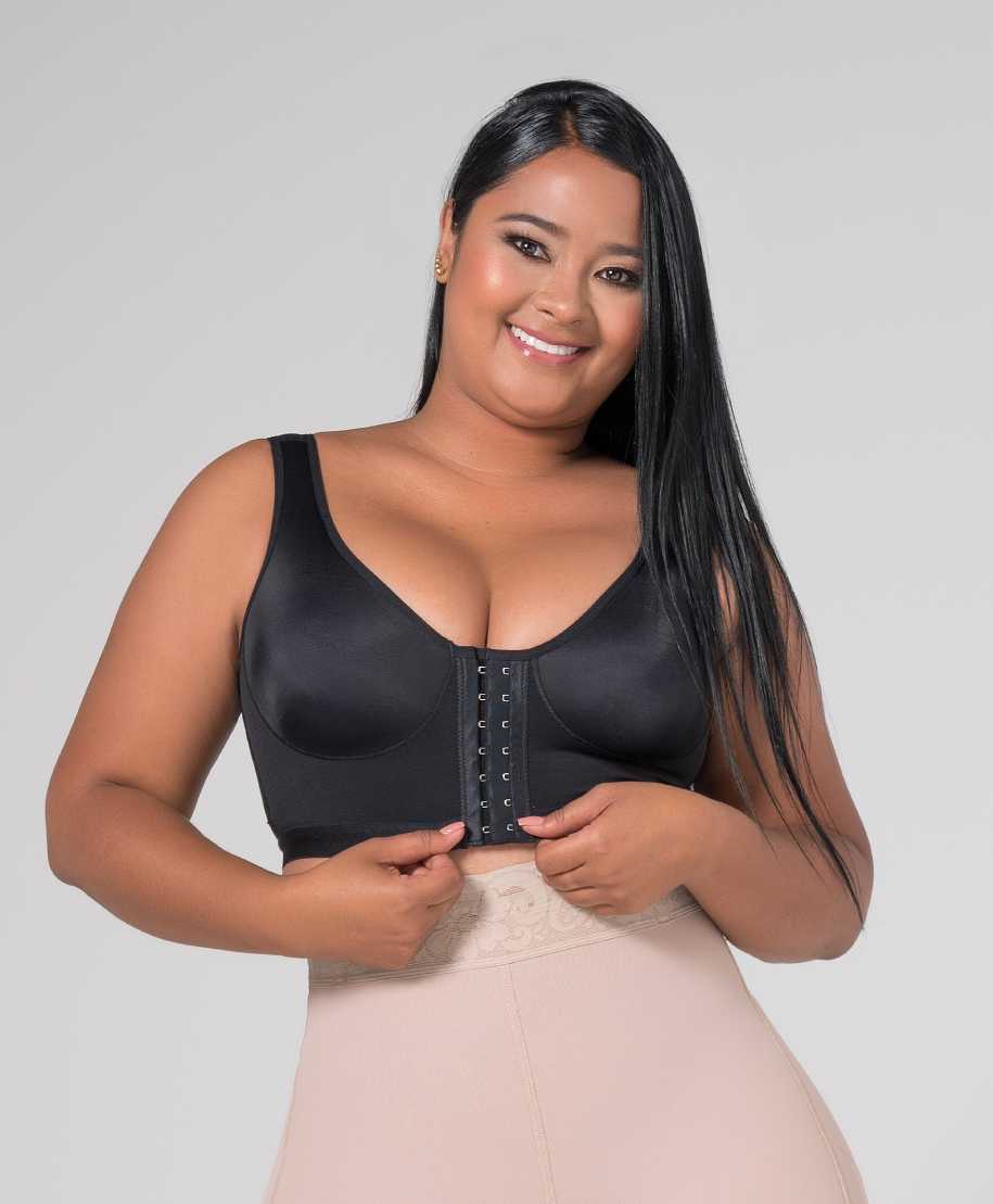 Wire-free post-surgery bra, Colombian shapewear