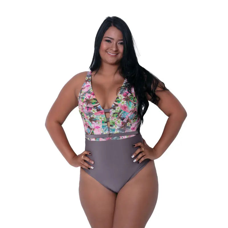 Control swimsuit with waist accessories. Ref. 528004 Fajitexinternacional
