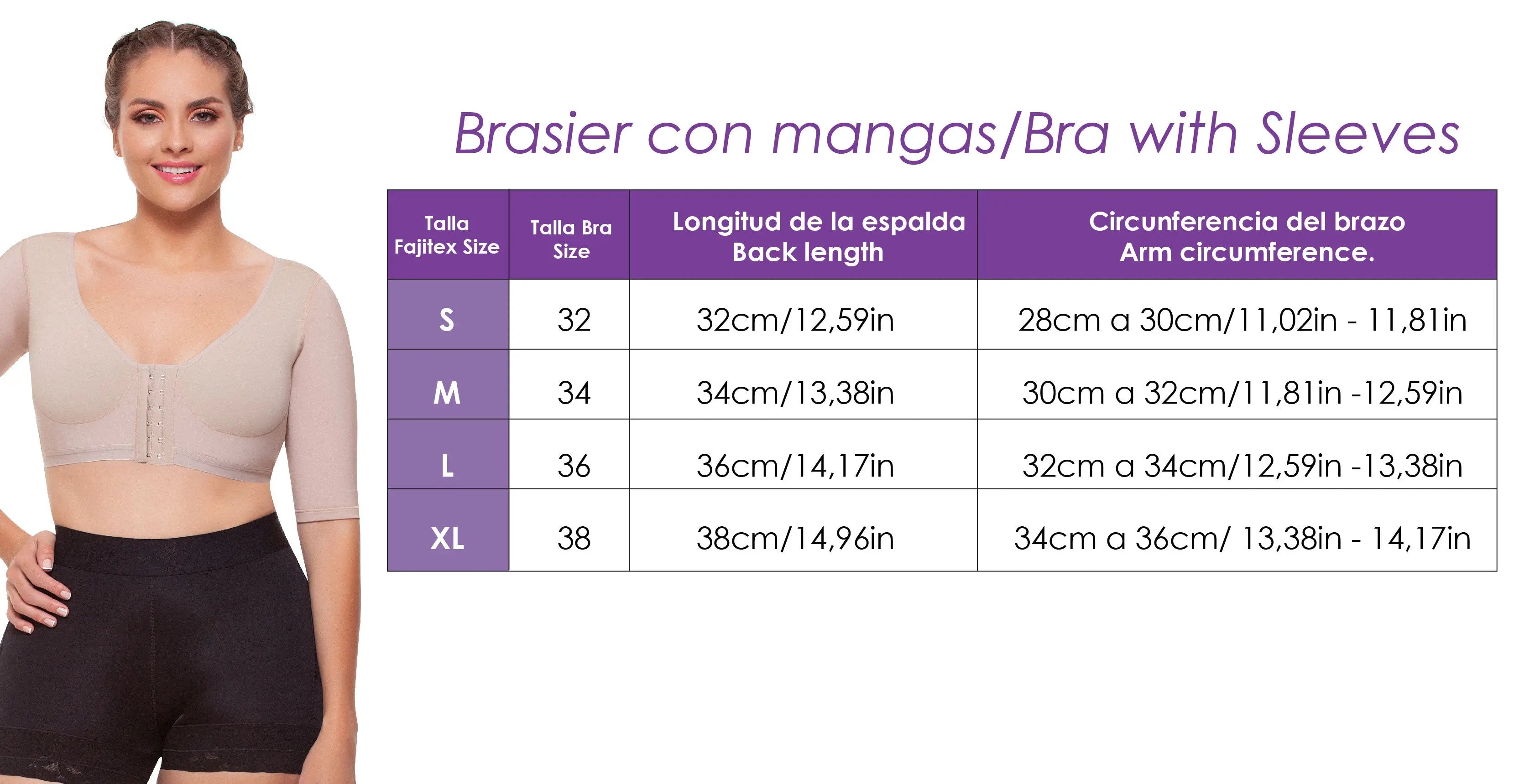 Women's Colombian Bra, Post Surgery, Brasier de Mujer Postquirurgico, Fajas  Bras